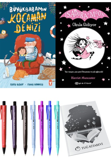 Isadora Moon 1 Okula Gidiyor ve Büyükbabamın Kocaman Denizi 2li Set