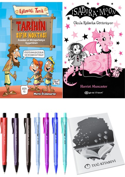 Isadora Moon 6 Okula Ejderha Götürüyor ve Tarihin Sıfır Noktası Anadolu ve Mezopotomya Uygarlıkları 2li Set