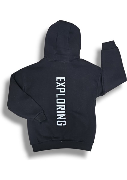 Alg Exploring Arka Baskılı Cepli 3 Ip Şardonlu Sweat