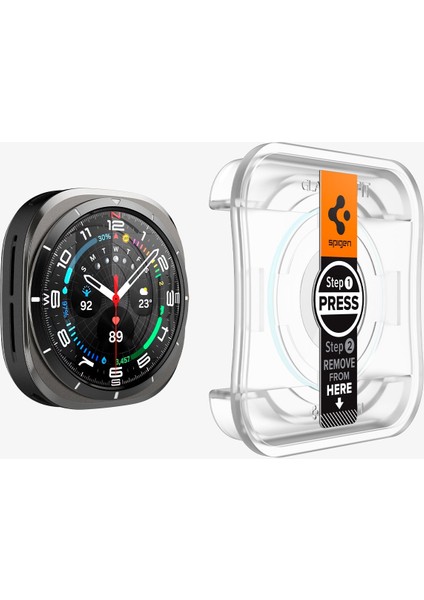 Galaxy Watch Ultra (47mm) Cam Ekran Koruyucu Kolay Kurulum GLAS.tR EZ Fit Slim HD (2 Adet) - AGL08349 fırsatları