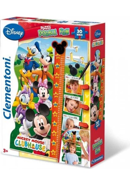 Mickey Mouse Double Fun Puzzle - 30 Parça