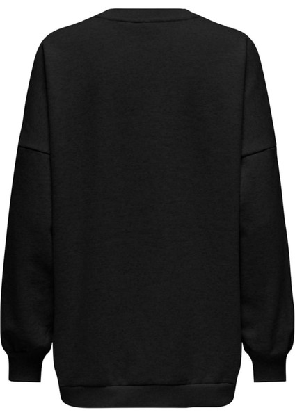 Onldaze L/s Oversıze O-Neck Swt Kadın Siyah Sweatshirt - 15335172