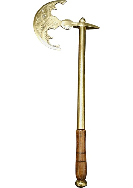 Pirinç Döküm Duvar Süsü Büyük Balta 53CM