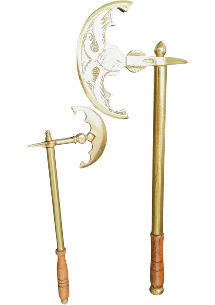 Pirinç Döküm Duvar Süsü Büyük Balta 53CM fiyatları