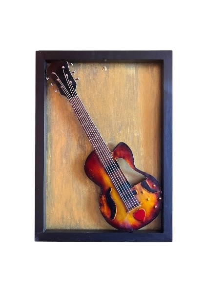Dekoratif Gitar Tablo