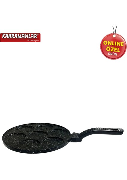 Helegra Döküm 28 cm Siyah Pankek Tavası