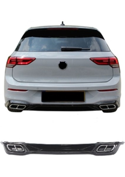 Vw Golf 8 R-Line Difüzör