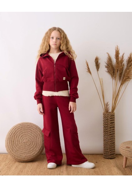 8-12 Yaş Arası 3 Lü Kız Çocuk Alt Üst Takım