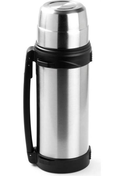 Okadi Kulplu Silver Paslanmaz Çelik Termos 1,2 Lt