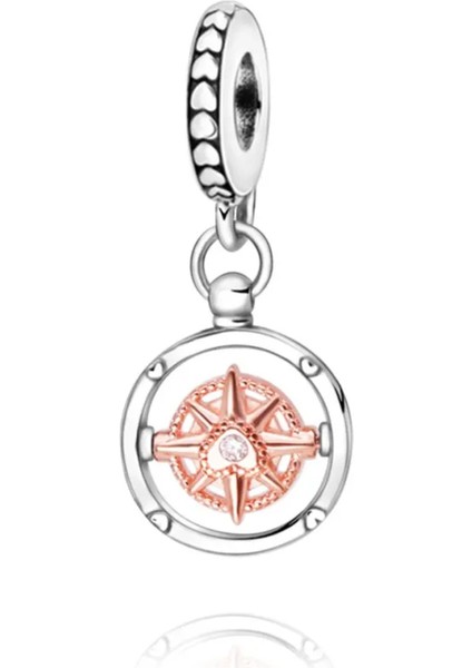 Rose Pusula Sallantılı Charm