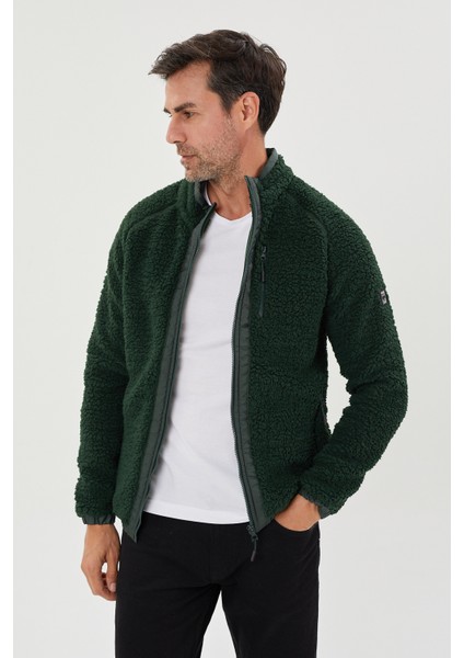 Regular Fit Peluş Mont- 8055