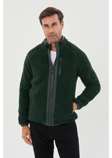 Regular Fit Peluş Mont- 8055