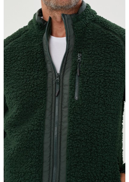 Regular Fit Peluş Mont- 8055