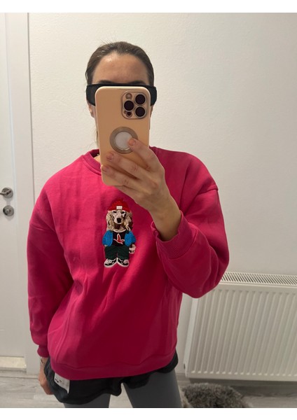 Miyu Kadın Fuşya Sweatshirt
