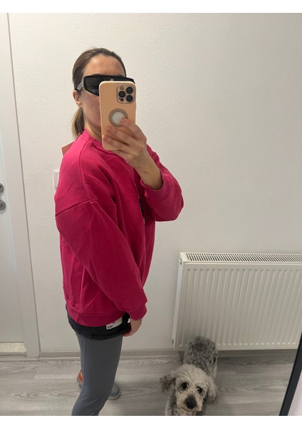 Miyu Kadın Fuşya Sweatshirt indirimleri