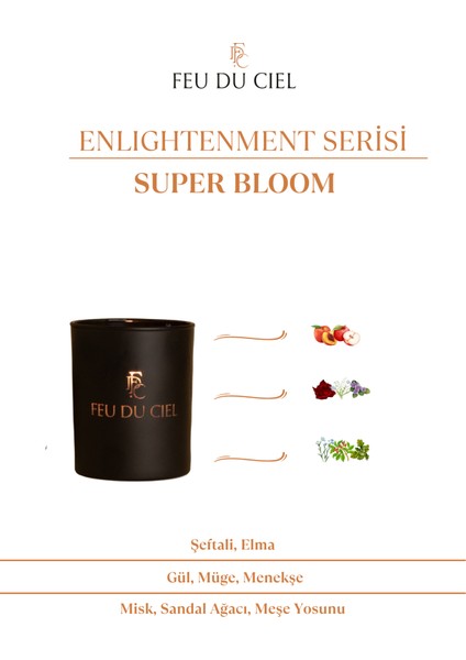 Signature Super Bloom Gül Kokulu Mum 150 gr