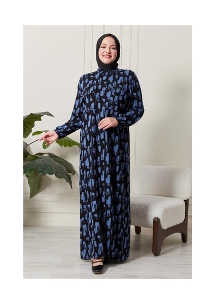 Kadin Buyuk Beden Oversize Rahat Kalıp Yazlik Elbise Alaçatı Model