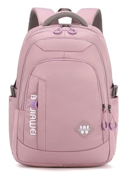 Büyük Kapasiteli Naylon Çok Fonksiyonlu Kolej Orta Yüksek Öğrenci Okul Çantası (Yurt Dışından)