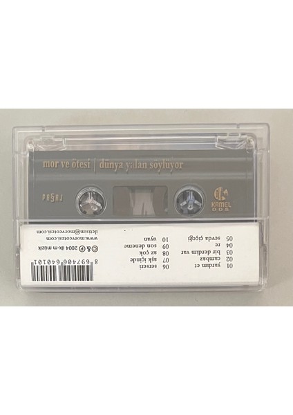 Mor ve Ötesi Dünya Yalan Söylüyor Kaset (2004 Dönem Baskı Kaset)