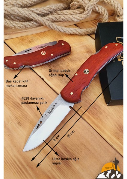 Paduk Sap Çakı Kamp Çakısı Outdoor Piknik Çakısı Bıçağı Mutfak Bıçak Bıçağı Çkx07