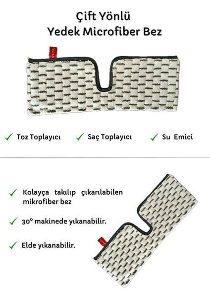 Twin Çift Taraflı Sprey Mop -Tıpasız Sistem - Üretici Garantili