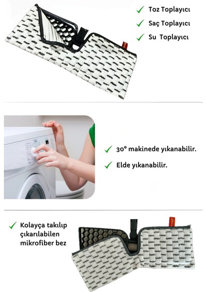 Twin Çift Taraflı Sprey Mop -Tıpasız Sistem - Üretici Garantili