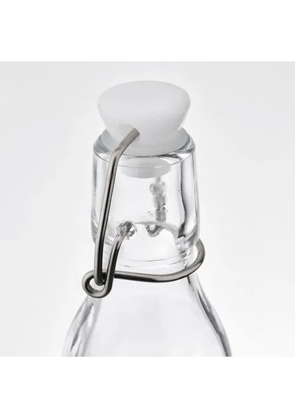 Korken Cam Su Şişesi Yağdanlık Sürahi 15 cl 3 Adet
