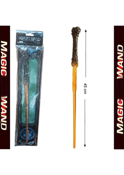 Halloween Wand Magic Sihir Değneği Sihirbaz Asası Sihir Çubuğu Plastik Asa 45 cm