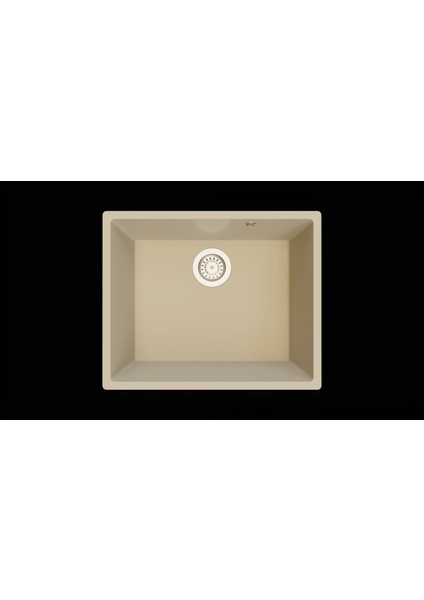 Granit Eviye Tek Gözlü Bej 50X40 Evye Kuvars Tezgah Altına Uygun fiyatları