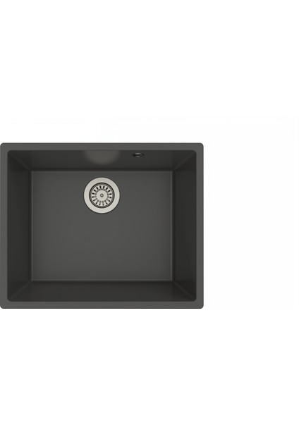 Granit Eviye Tek Gözlü Antrasit 50 x 40 Evye Kuvars Tezgah Altına Uygun fiyatları