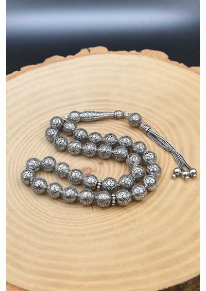 Erkek 925 Ayar Oksitli Tesbih Orta Boy -30 Gr- 901353
