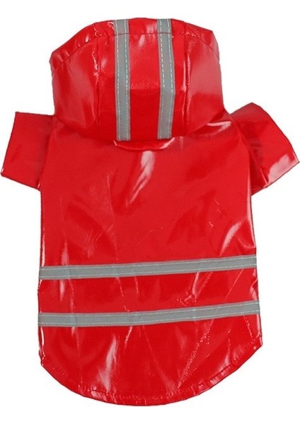 Yansıtıcı Şeritli Evcil Hayvan Yağmurluğu Evcil Hayvan Kapüşonlu Yağmurluk (Yurt Dışından)