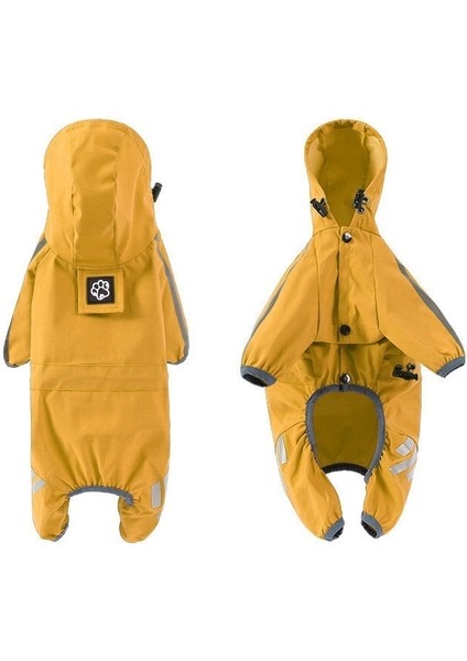 Köpek Yağmurluğu Su Geçirmez Büyük, Orta ve Küçük Köpekler Açık Havada Evcil Hayvan Yağmurluğu (Yurt Dışından)