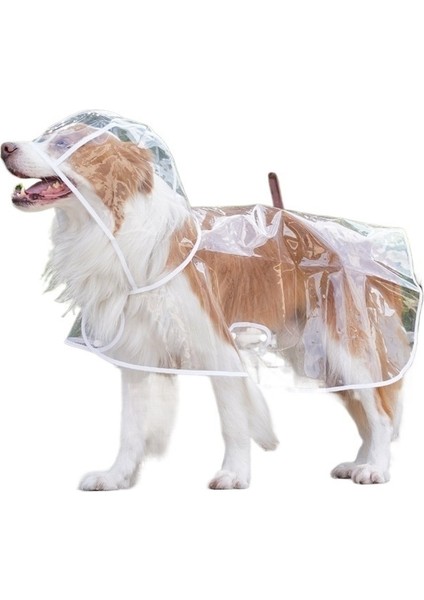 Evcil Hayvan Yağmurluğu Şeffaf Dış Mekan Yağmurluğu Küçük, Orta ve Büyük Köpekler Köpek Yağmurluğu (Yurt Dışından)