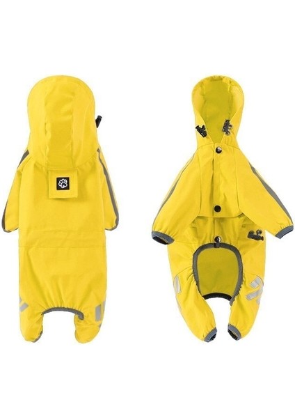 Köpek Yağmurluğu Su Geçirmez Büyük, Orta ve Küçük Köpekler Açık Havada Evcil Hayvan Yağmurluğu (Yurt Dışından)