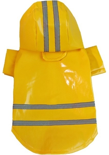 Yansıtıcı Şeritli Evcil Hayvan Yağmurluğu Evcil Hayvan Kapüşonlu Yağmurluk (Yurt Dışından)