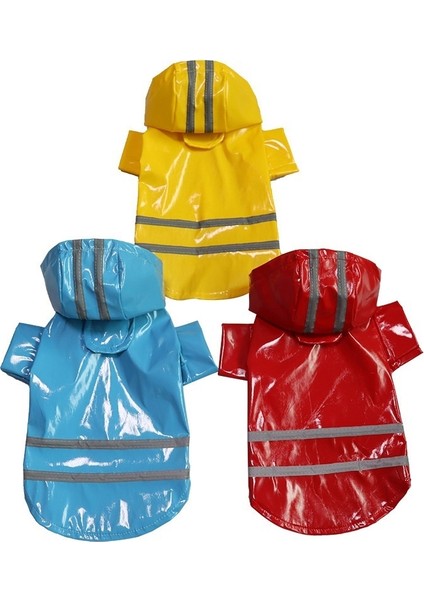 Yansıtıcı Şeritli Evcil Hayvan Yağmurluğu Evcil Hayvan Kapüşonlu Yağmurluk (Yurt Dışından) fırsatları