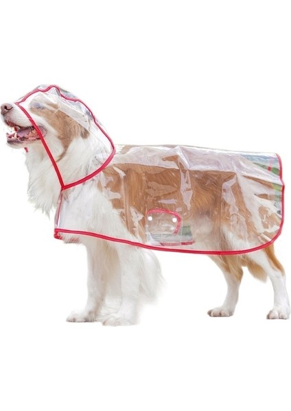 Evcil Hayvan Yağmurluğu Şeffaf Dış Mekan Yağmurluğu Küçük, Orta ve Büyük Köpekler Köpek Yağmurluğu (Yurt Dışından)