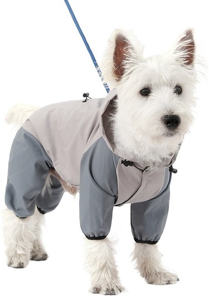 Gri Köpek Yağmurluğu Su Geçirmez Evcil Hayvan Yağmurluğu (Yurt Dışından) fiyatları