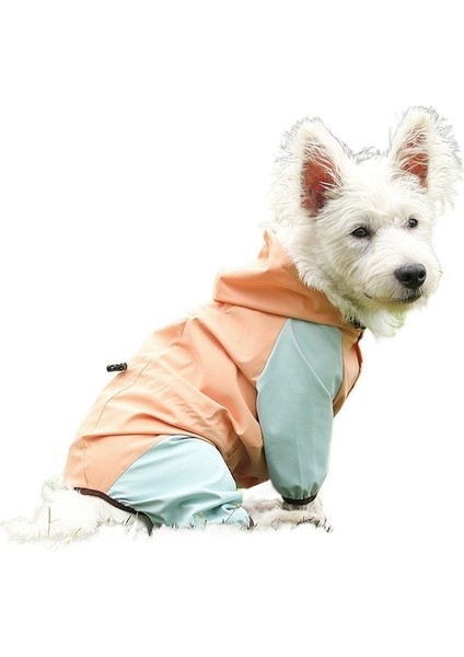 Köpek Yağmurluğu Su Geçirmez Her Şey Dahil Ayaklı Küçük Köpek Evcil Hayvan Yağmurluğu (Yurt Dışından)