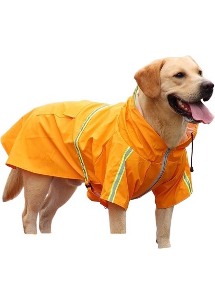 Turuncu Köpek Yağmurluğu Su Geçirmez Nefes Alabilen Büyük Köpek Evcil Hayvan Yağmurluğu (Yurt Dışından) fiyatları