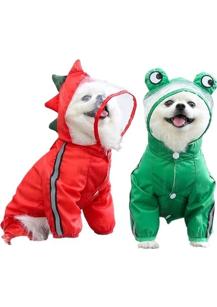 Su Geçirmez Küçük, Orta ve Büyük Köpek Evcil Hayvan Yağmurluğu Yeşil (Yurt Dışından) modelleri