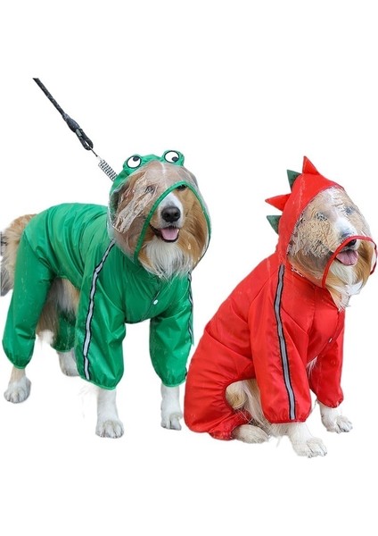 Su Geçirmez Küçük, Orta ve Büyük Köpek Evcil Hayvan Yağmurluğu Yeşil (Yurt Dışından) fırsatları