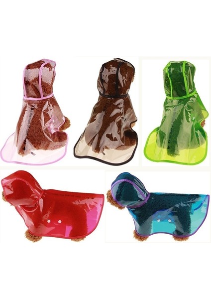 Su Geçirmez Köpek Yağmurluğu Kırmızı Evcil Hayvan Kapüşonlu Yağmurluk (Yurt Dışından) modelleri