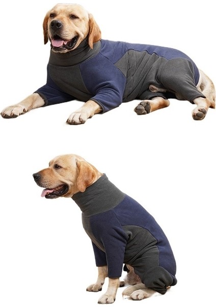 Kış Sıcak Evcil Hayvan Giysileri Orta ve Büyük Köpek Pamuklu Giysiler Mavi (Yurt Dışından) modelleri
