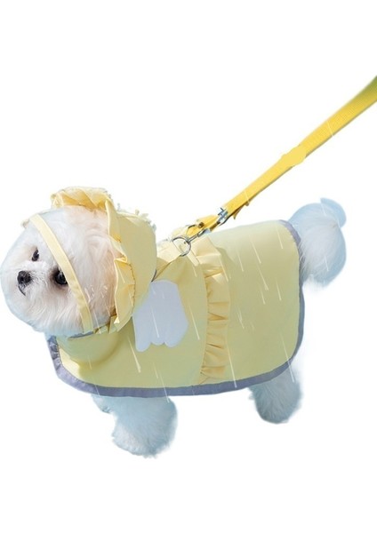 Su Geçirmez Köpek Giysileri Küçük Köpek Açık Panço Tarzı Köpek Yağmurluk (Yurt Dışından)