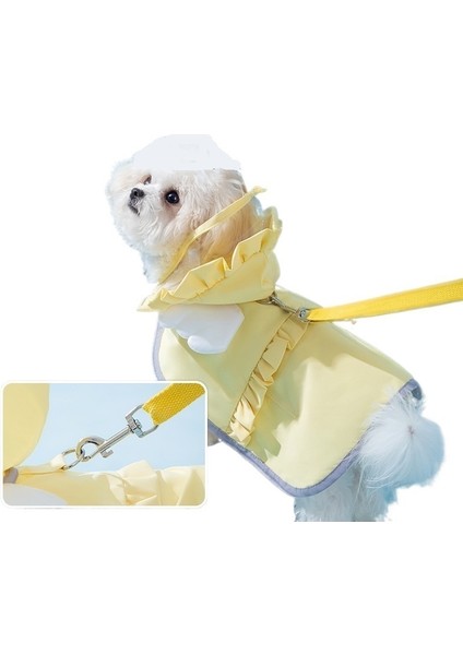 Su Geçirmez Köpek Giysileri Küçük Köpek Açık Panço Tarzı Köpek Yağmurluk (Yurt Dışından)