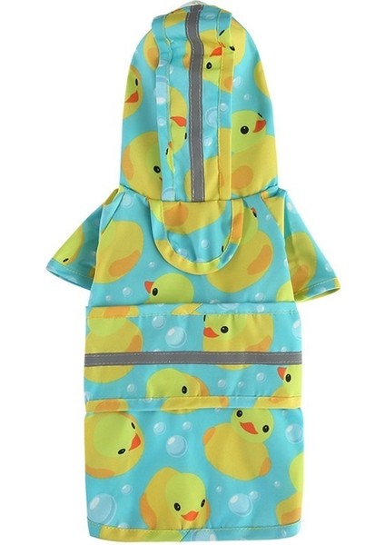 Bacaklarlı Köpek Yağmurluğu, Küçük, Orta ve Büyük Köpek Evcil Hayvan Yağmurluğu Mavi (Yurt Dışından)