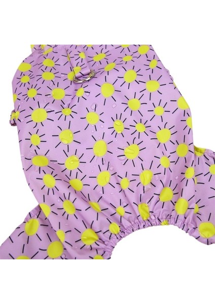 Köpek Yağmurluğu Sevimli Su Geçirmez Küçük Köpek Yağmurluğu Mor (Yurt Dışından) fiyatları