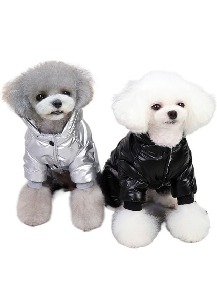 Siyah Köpek Giysileri Evcil Hayvan Su Geçirmez Pamuklu Ceket (Yurt Dışından) fiyatları